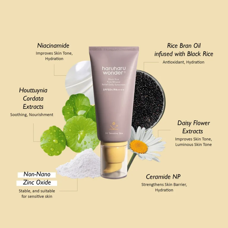 HaruHaru Wonder Black Rice Pure Mineral Relief Daily Sunscream thumbnail 4